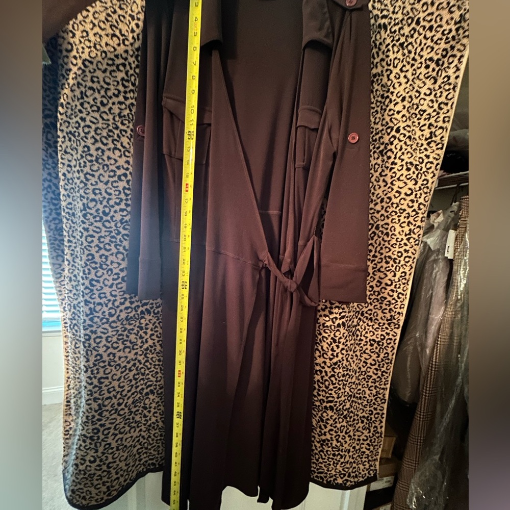 NWOT MAX STUDIO Luxury Designer Wrap Dress - Picture 9 of 10
